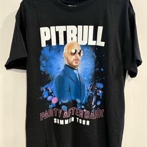Pitbull Party After Dark Tour Black T-Shirt